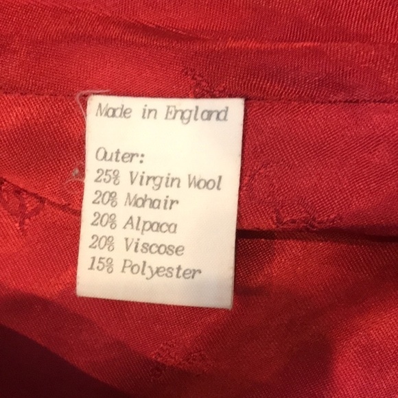 SARAH LOUISE Red Vintage Short Sleeve Jacket Size Small - Picture 6 of 8